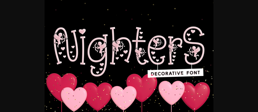 Nighters Font Poster 3