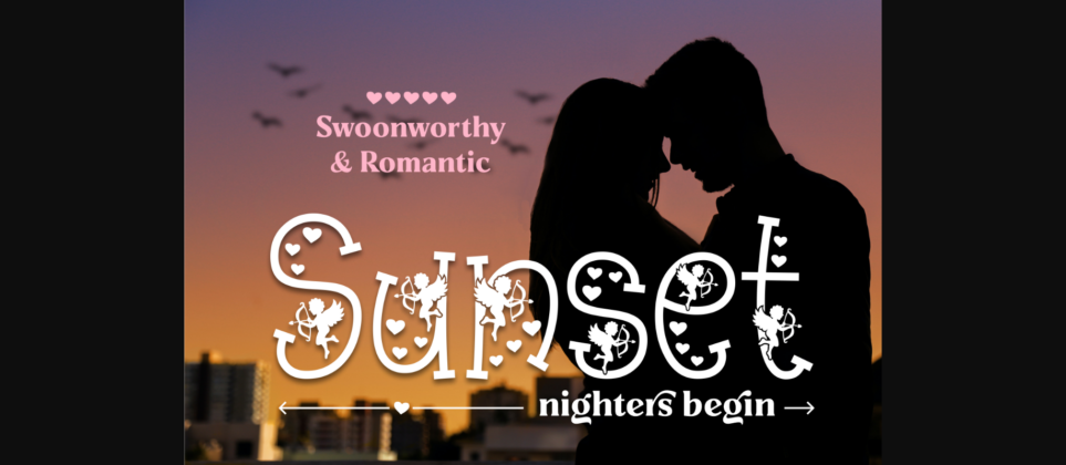 Nighters Font Poster 5