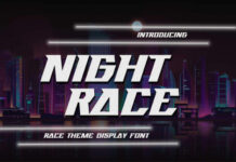 Nightrace Fonts