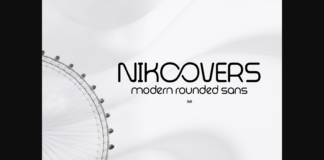 Nikoovers Font Poster 1