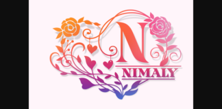 Nimaly Font Poster 1