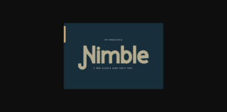 Nimble Font Poster 1