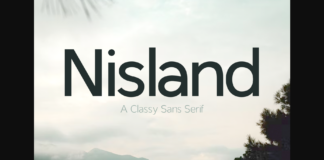 Nisland Font Poster 1