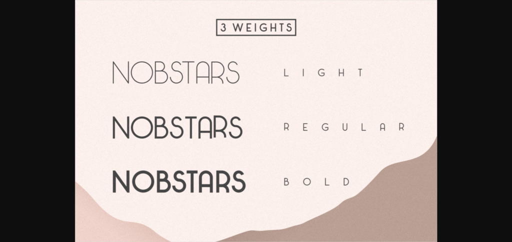 Nobstars Font Poster 6