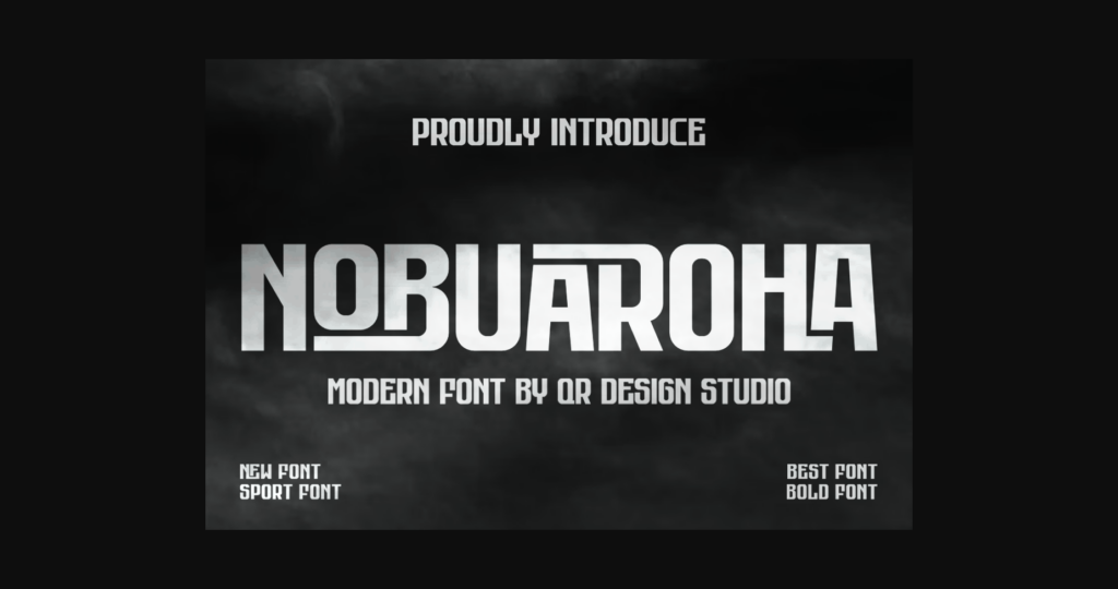 Nobuaroha Font Poster 1