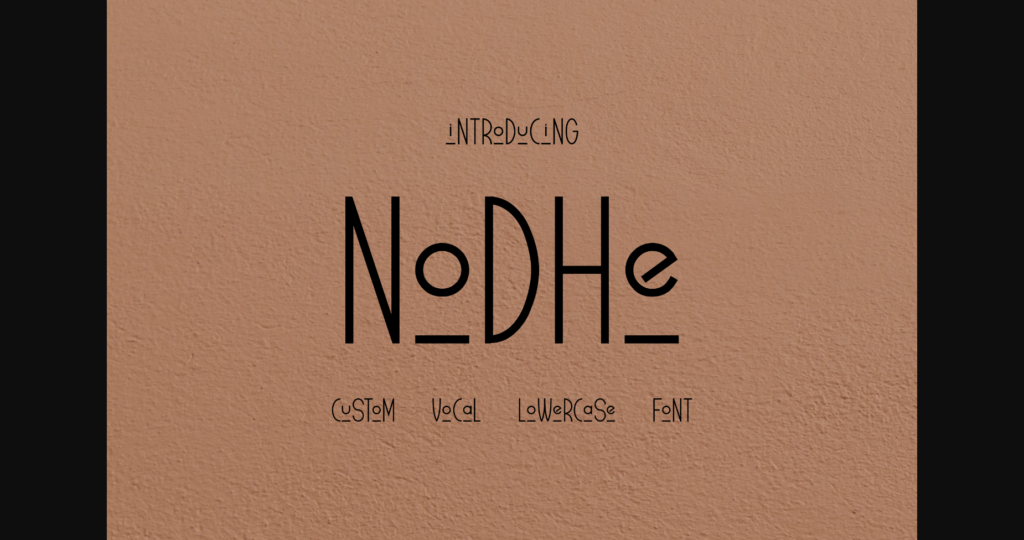 Nodhe Font Poster 3