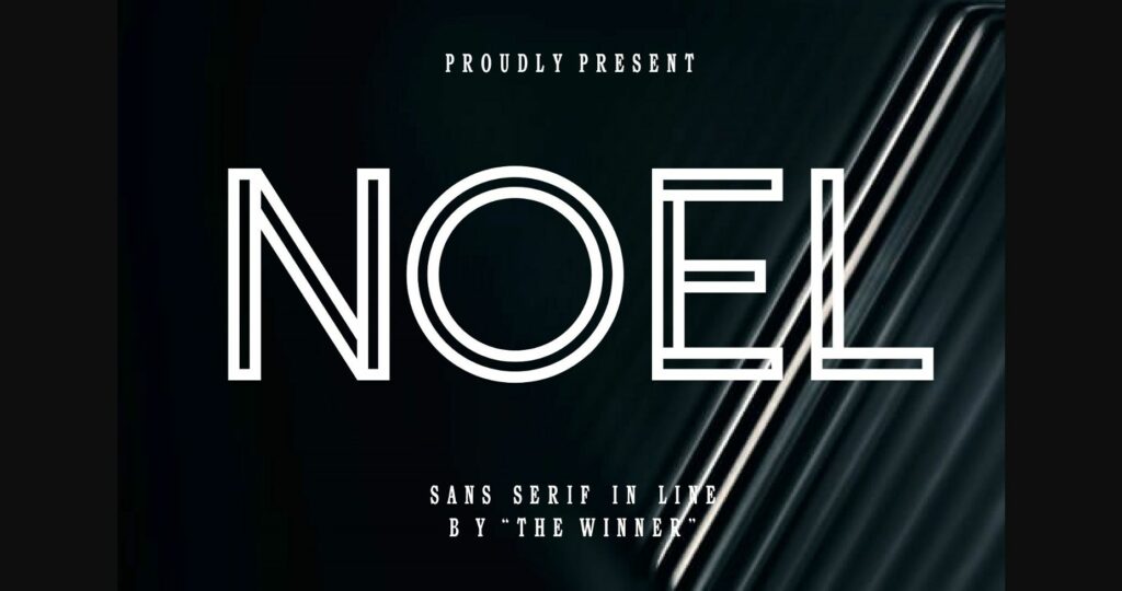 Noel Font Poster 3