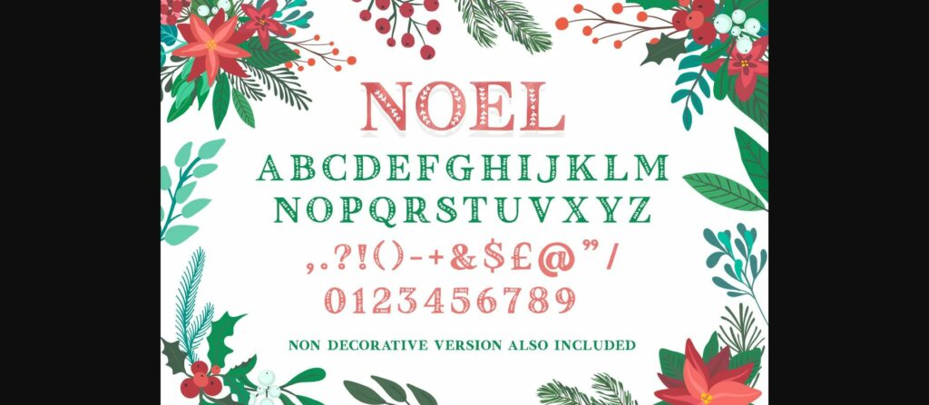 Noel Font Poster 8