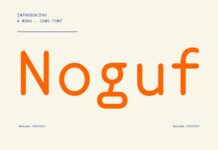 Noguf Font Poster 1