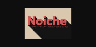 Noiche Font Poster 1