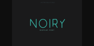 Noiry Font Poster 1