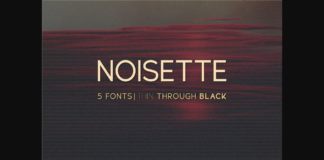 Noisette Font Poster 1