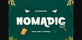 Nomadic Font Poster 1