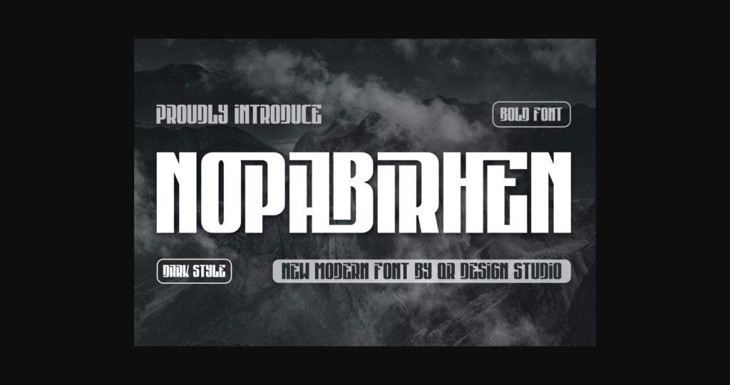 Nopabirhen Font Poster 3