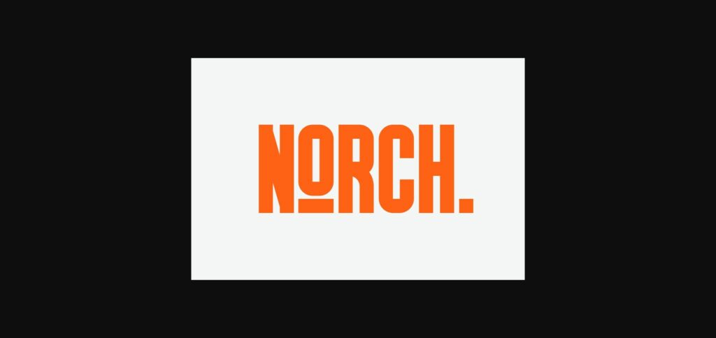 Norch Font Poster 3