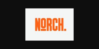 Norch Font Poster 1