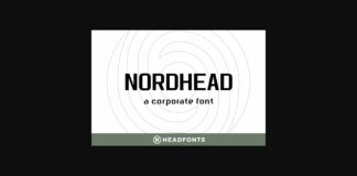 Nordhead Font Poster 1