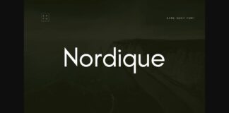 Nordique Font Poster 1