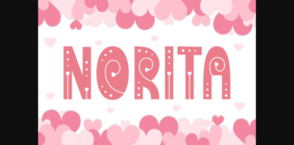 Norita Font Poster 1