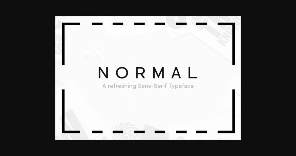 Normal Font Poster 10