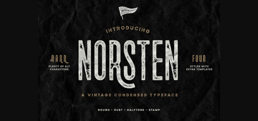 Norsten Font Poster 3