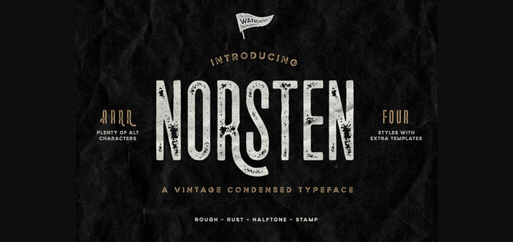 Norsten Font Poster 1