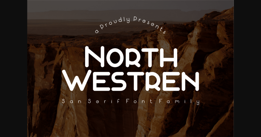 North Westren Font Poster 3