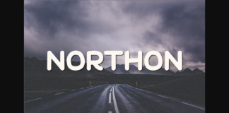 Northon Font Poster 1