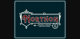 Northon Font Poster 1