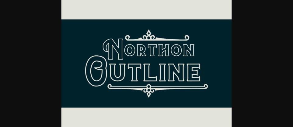 Northon Font Poster 8