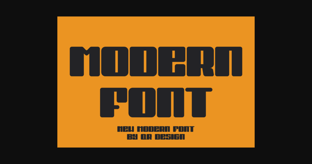 Noserif Requrek Font Poster 5