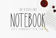 Notebook Font Poster 1