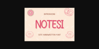 Notesi Font Poster 1