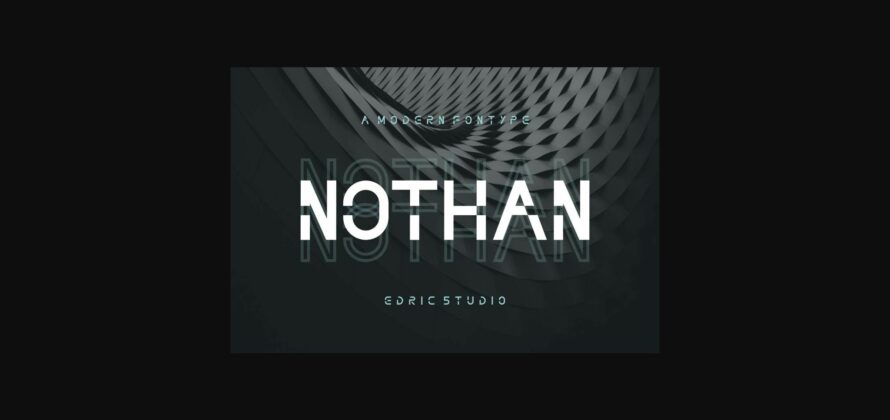 Nothan Font Poster 3