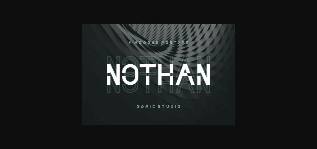 Nothan Font Poster 1