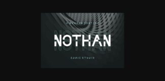 Nothan Font Poster 1