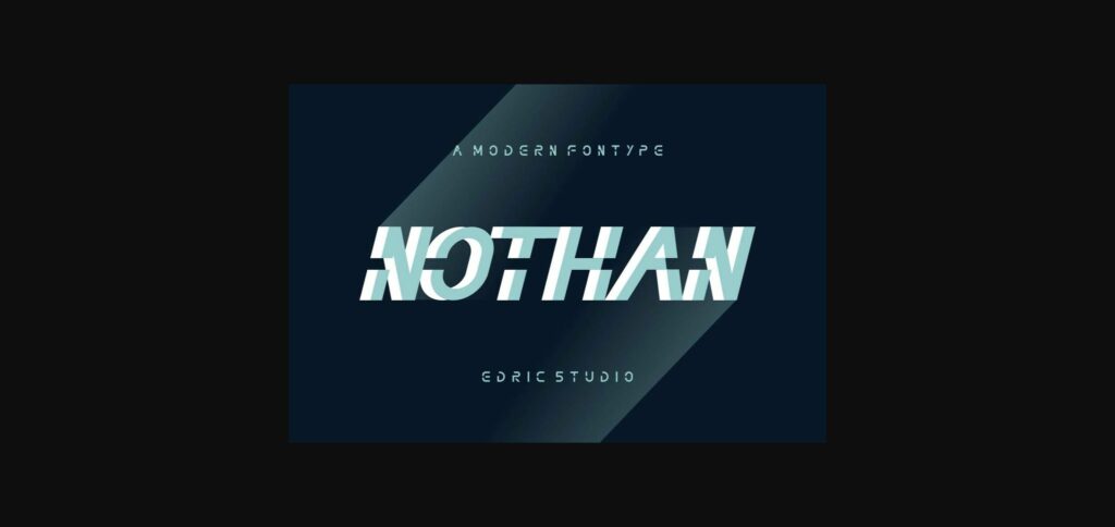 Nothan Font Poster 4