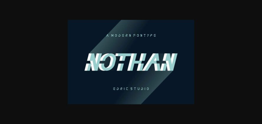 Nothan Font Poster 4