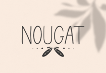 Nougat Font Poster 1