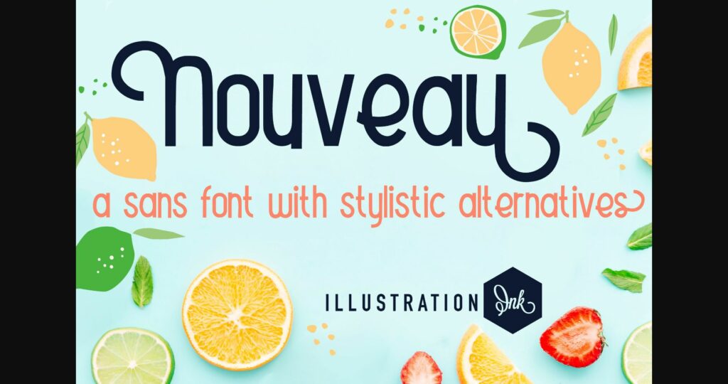 Nouveau Font Poster 3