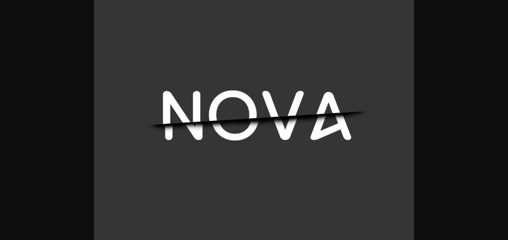 Nova Font Poster 4