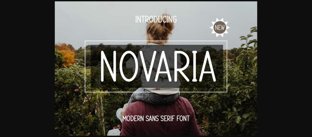 Novaria Font Poster 1