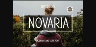 Novaria Font Poster 1