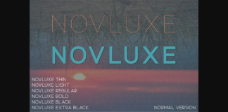 Novluxe Font Poster 1