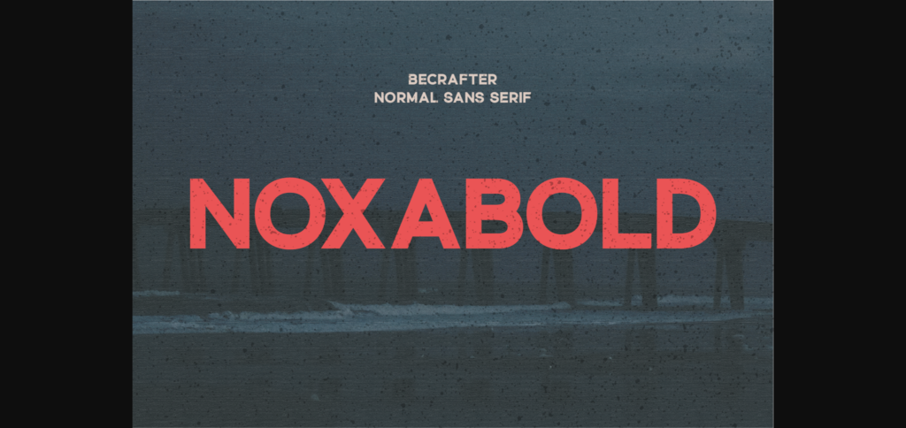 Noxabold Font Poster 3