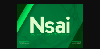 Nsai Font Poster 1