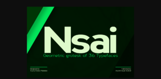 Nsai Font Poster 1