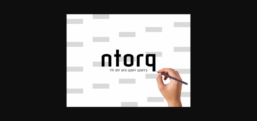 Ntorq Font Poster 3