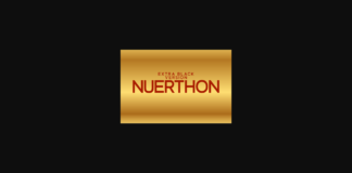 Nuerthon Extra Black Font Poster 1