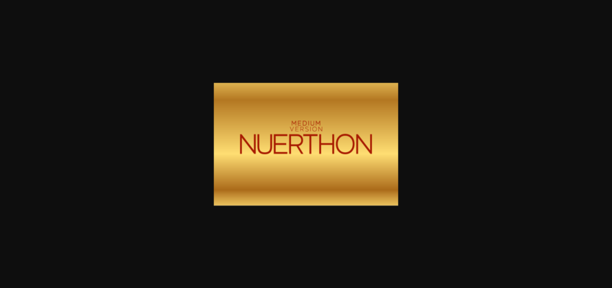 Nuerthon Medium Font Poster 1